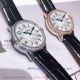 Perfect Replica Jaeger LeCoultre Rendez-Vous White Dial Diamond Bezel Black Leather 30mm Women's Watch (5)_th.jpg
